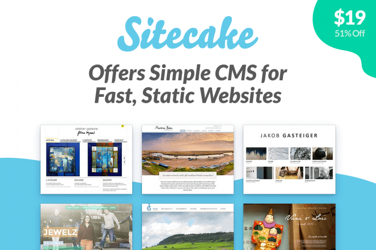 Sitecake's Simple CMS For Fast, Static Websites - Only $19! -Business ...