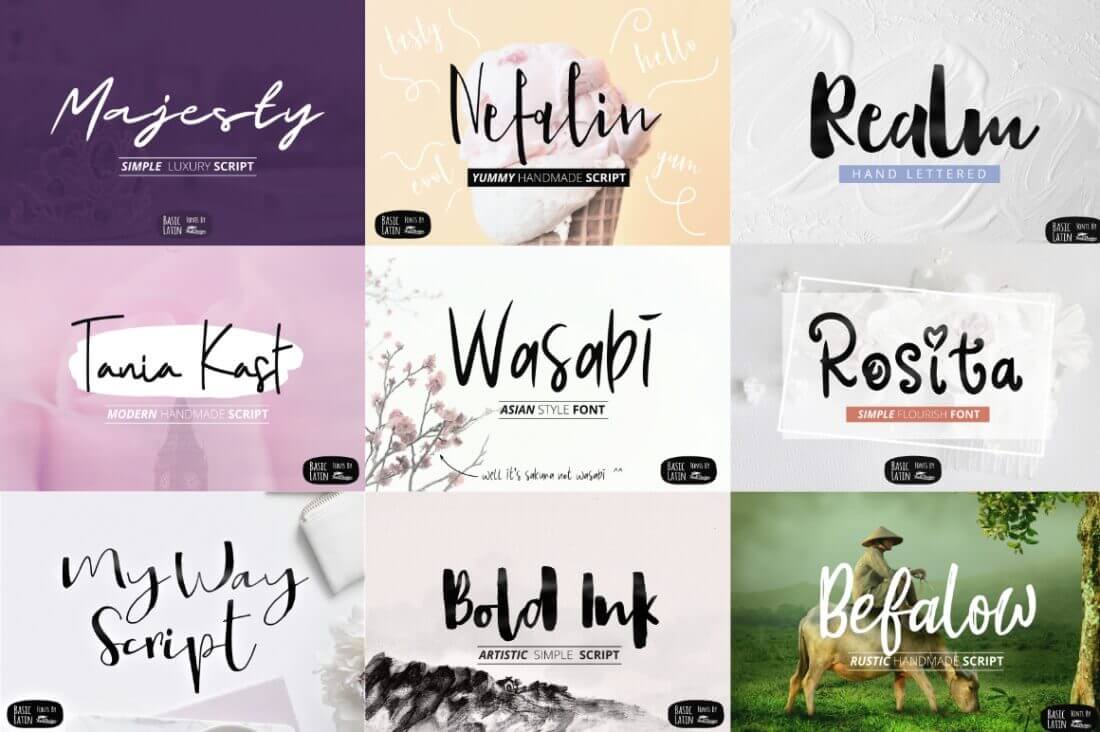 30 Gorgeous Fonts from YandiDesigns - only $14! -Business Legions Blog