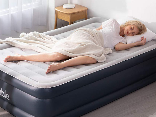 sable camping air mattress with electric air pump